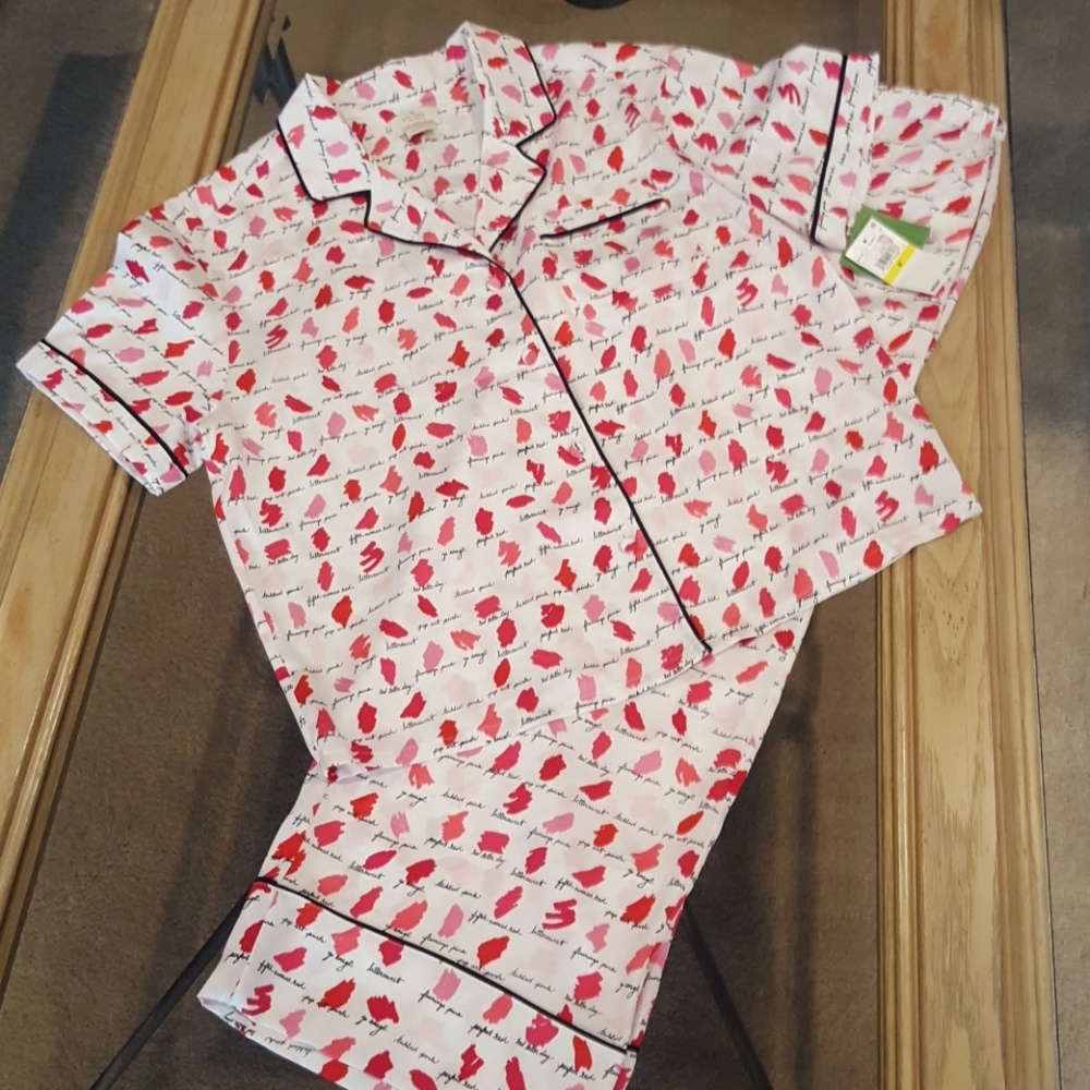 NWT kate spade pj set
